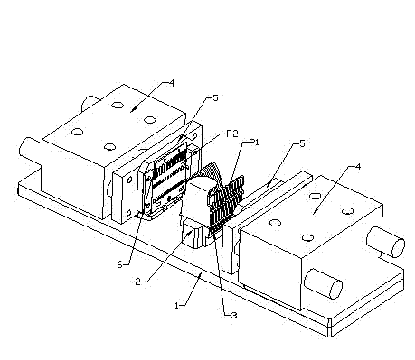 Arc chute sheet assembling and pressing device for circuit breaker