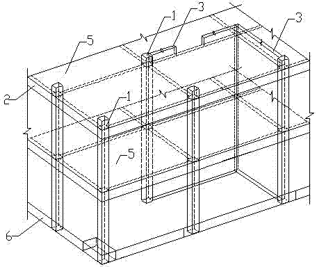 Earthquake-resistant, prefabricated steel tube shear wall hybrid structure buildings