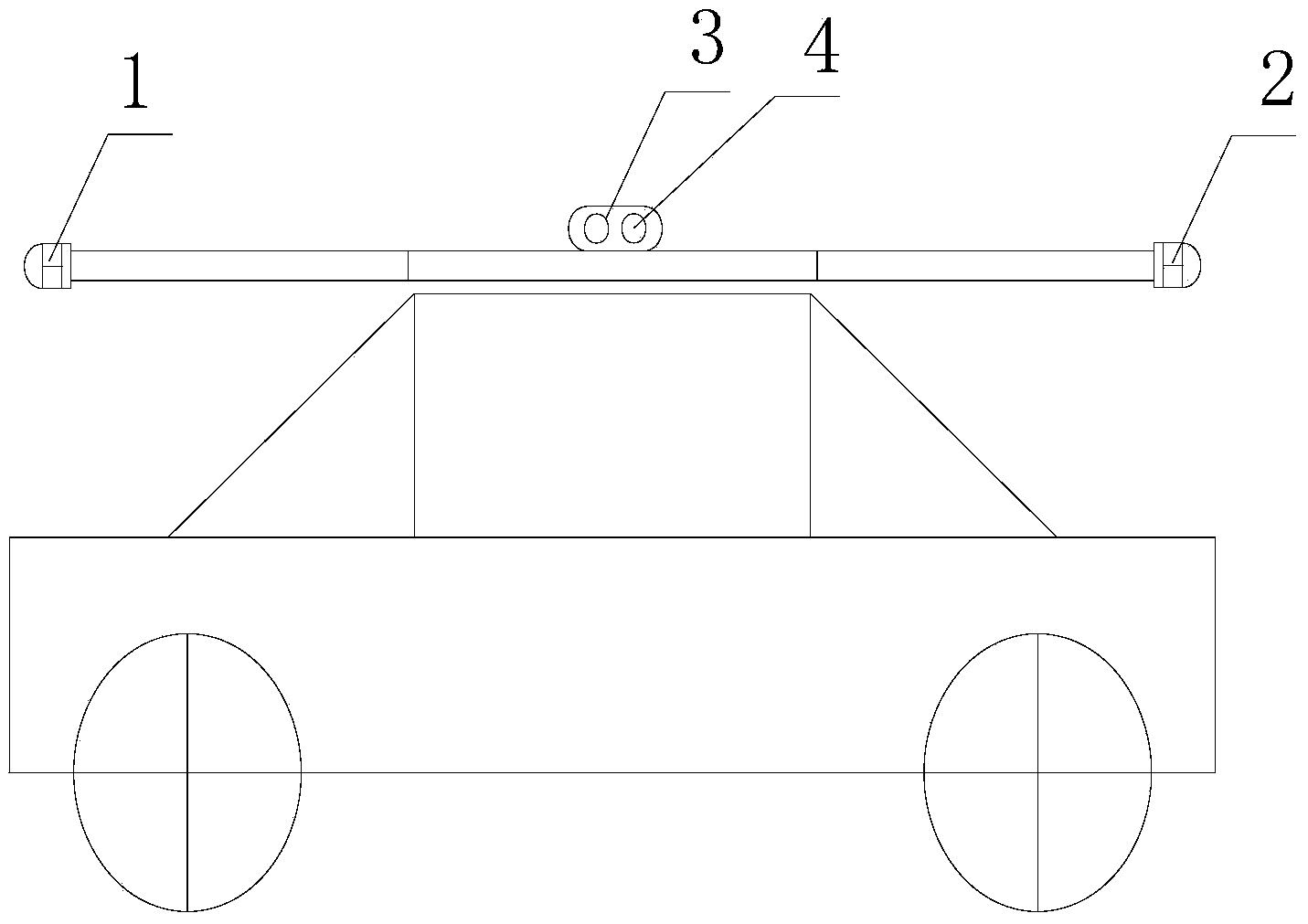 Energy-saving shading machine for automobile