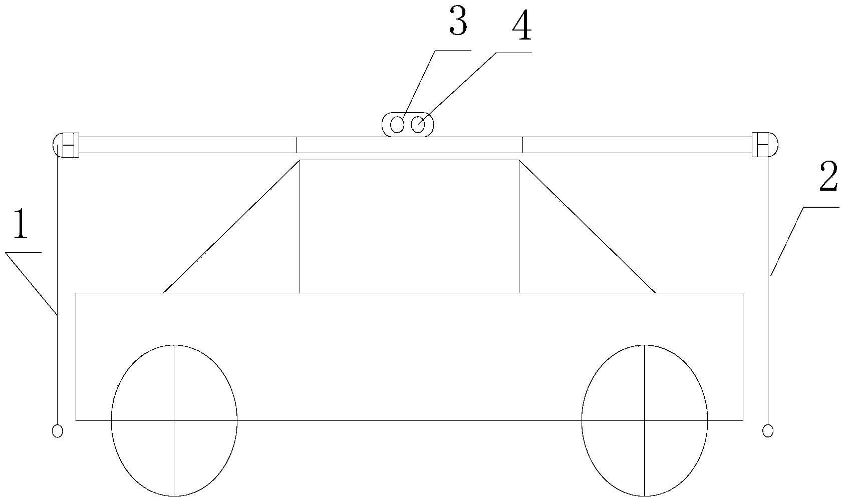 Energy-saving shading machine for automobile