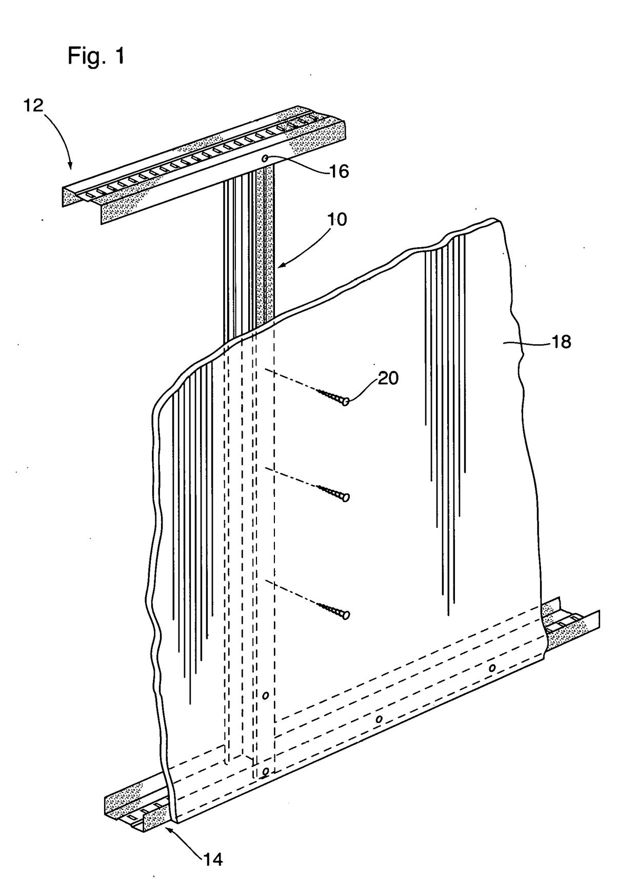 Metal stud for use in sound attenuating wall system utilizing high density wallboard