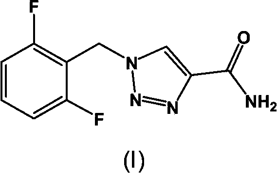Synthesis process of rufinamide