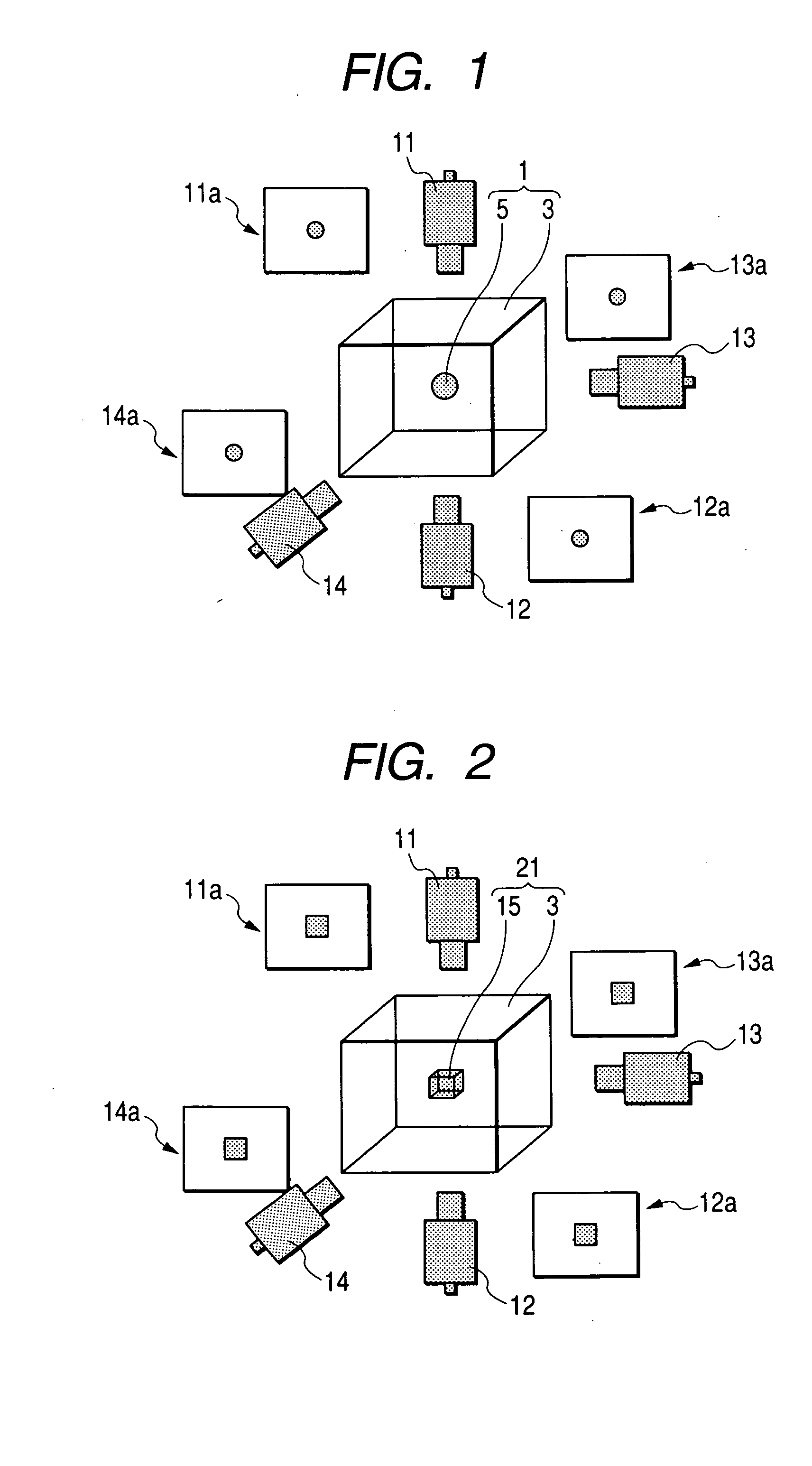 Calibration jig for a stereoscopic camera and calibrating method for the camera