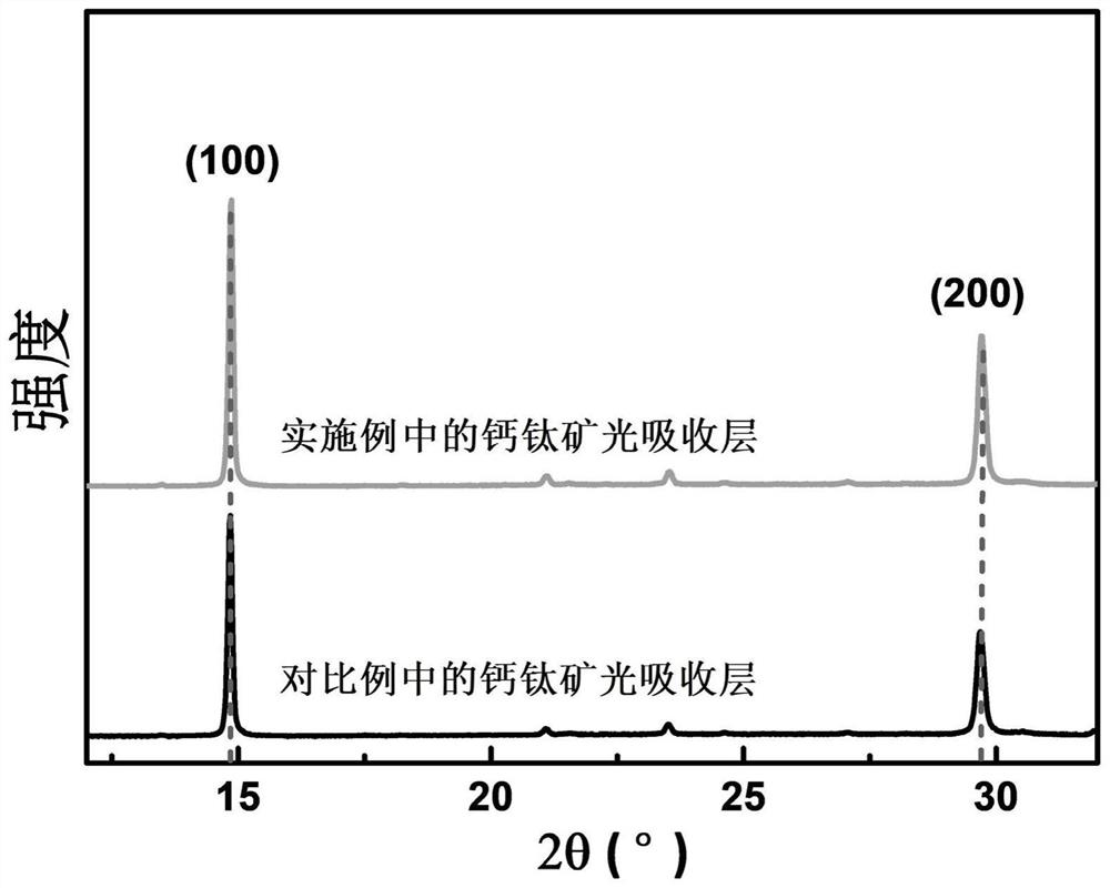 Perovskite light absorption layer, preparation method of perovskite light absorption layer, solar cell and preparation method of solar cell