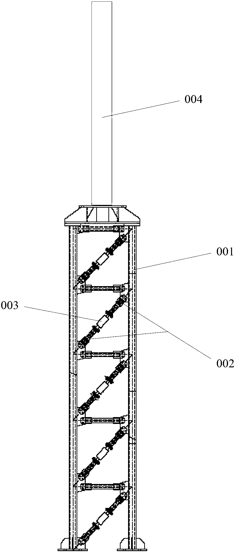 Electrical equipment support-type damping control system and damper model selecting method and device thereof
