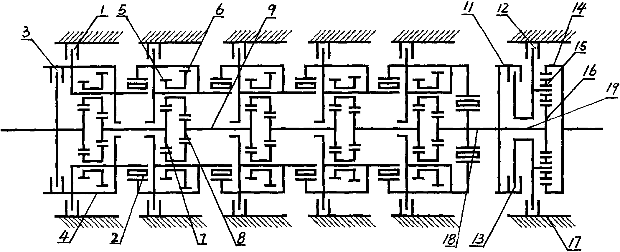 Planetary gearbox capable of directly shifting gears