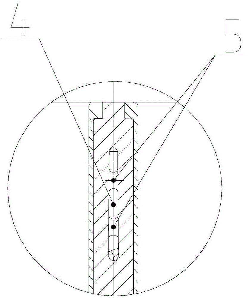 Improved structure of water opening of diesel engine body