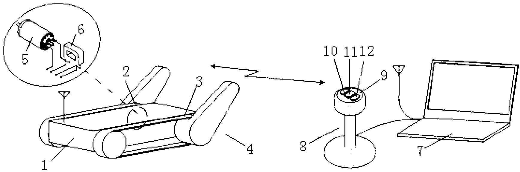 Force-sensing small robot system based on current intensity detection and teleoperation method thereof