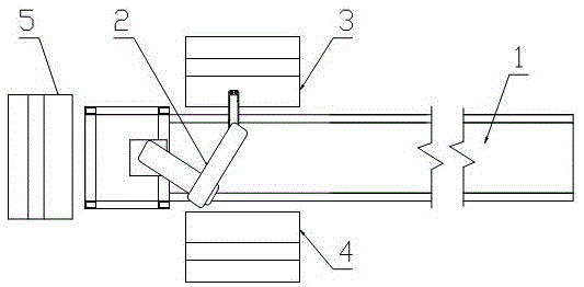 Continuous stacking and bundling production line for special-shaped cigarettes and production method