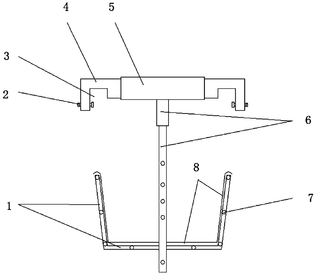 Length-adjustable ultrasonic shoe washing device