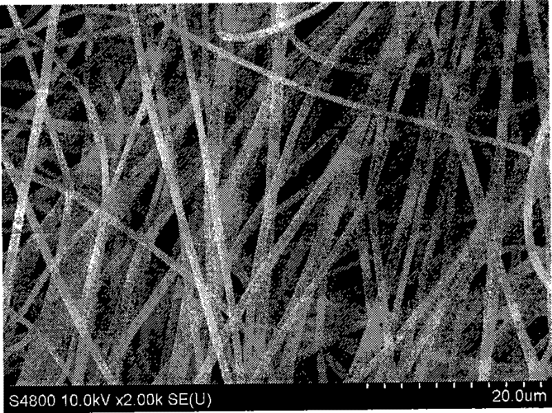 Composite electrostatic spinning integrated by initiator and preparation method thereof