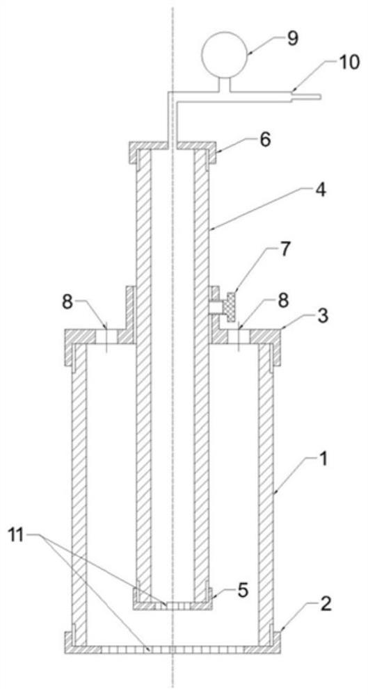 Device and method for detecting anti-seepage performance of granular materials