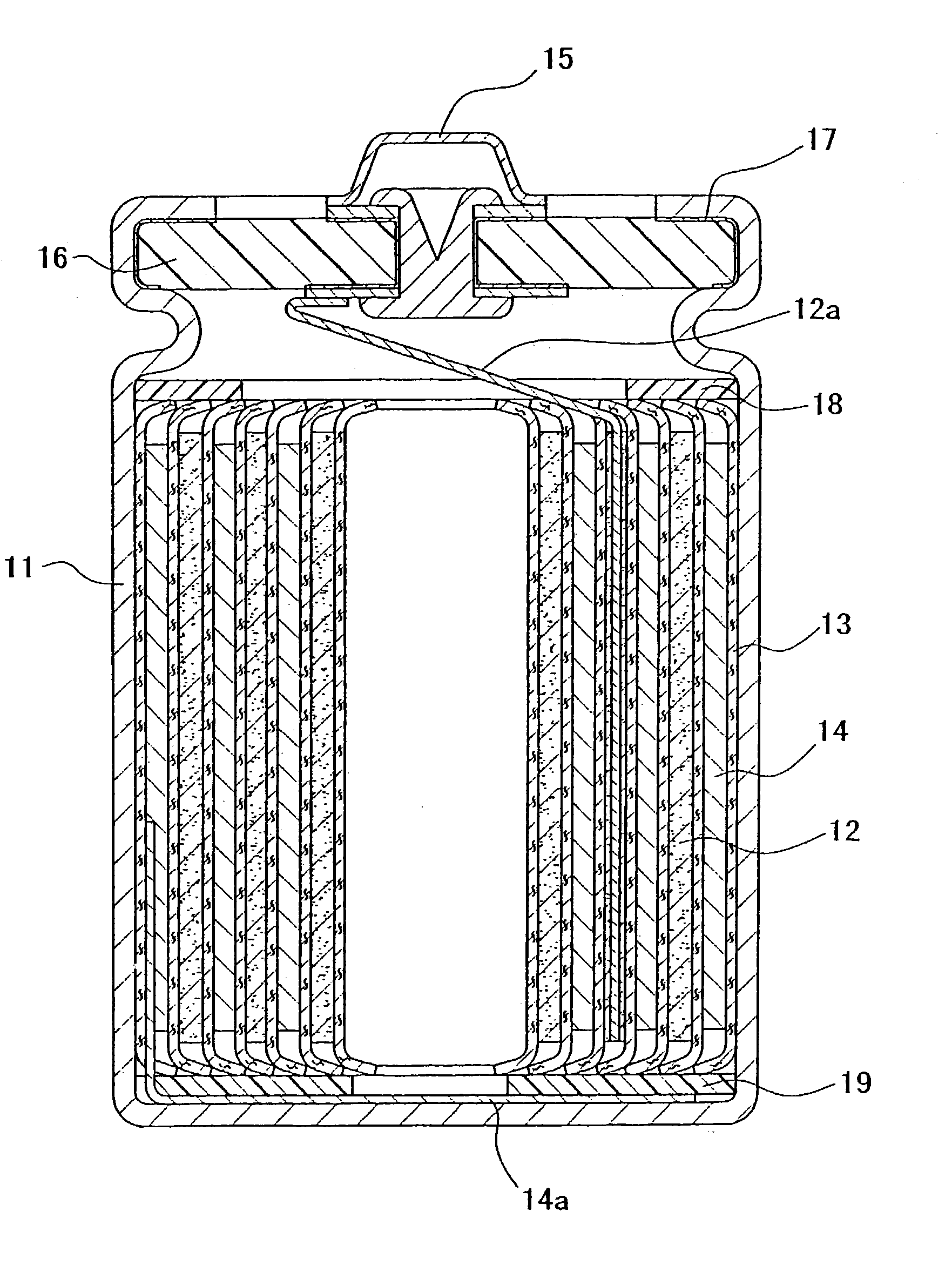 Sealing material for electrochemical element and electrochemical element containing the same