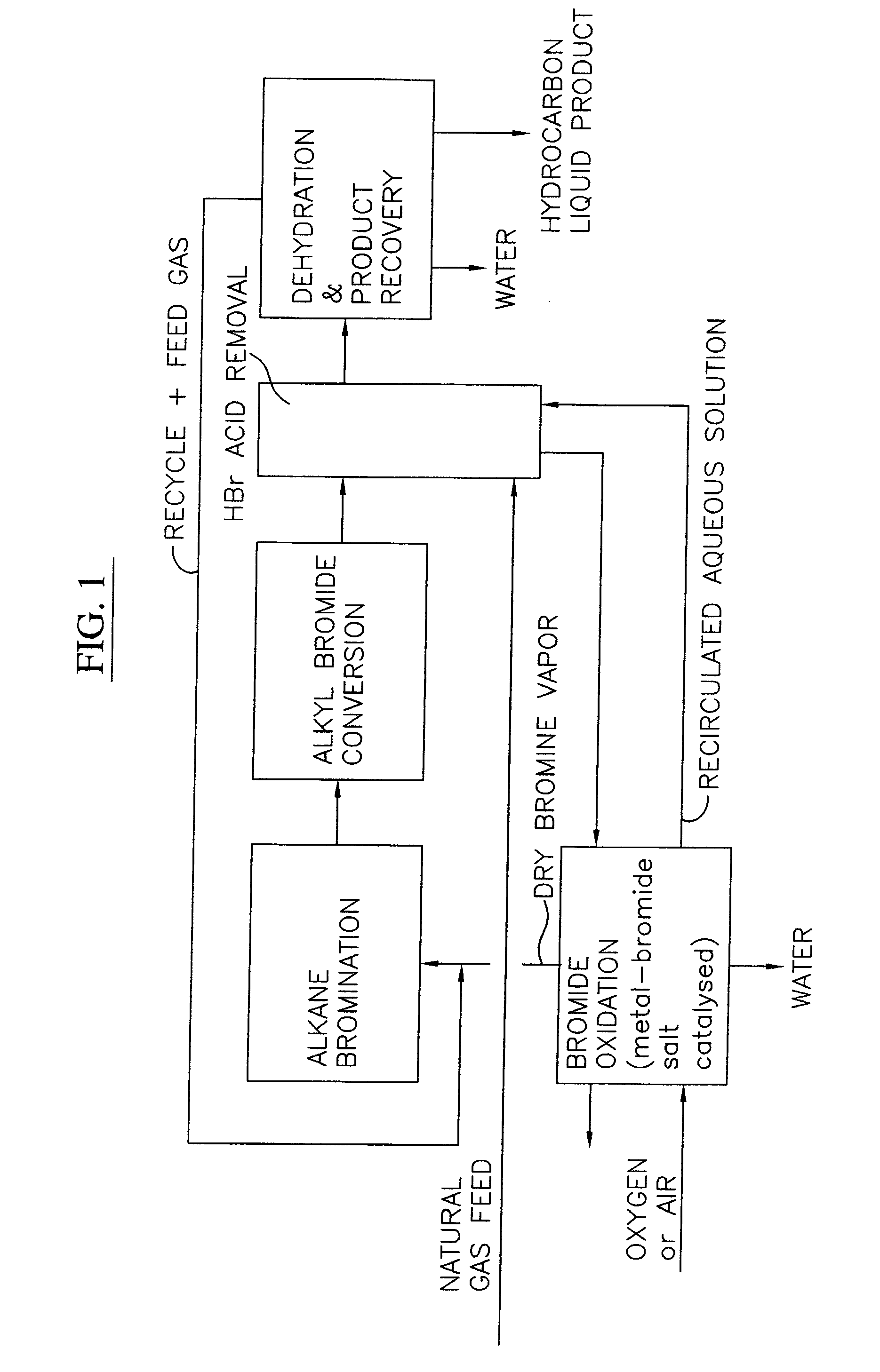 Process for converting gaseous alkanes to liquid hydrocarbons