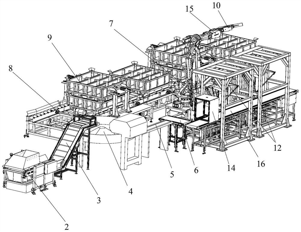 A wood board sorting bin, system and method