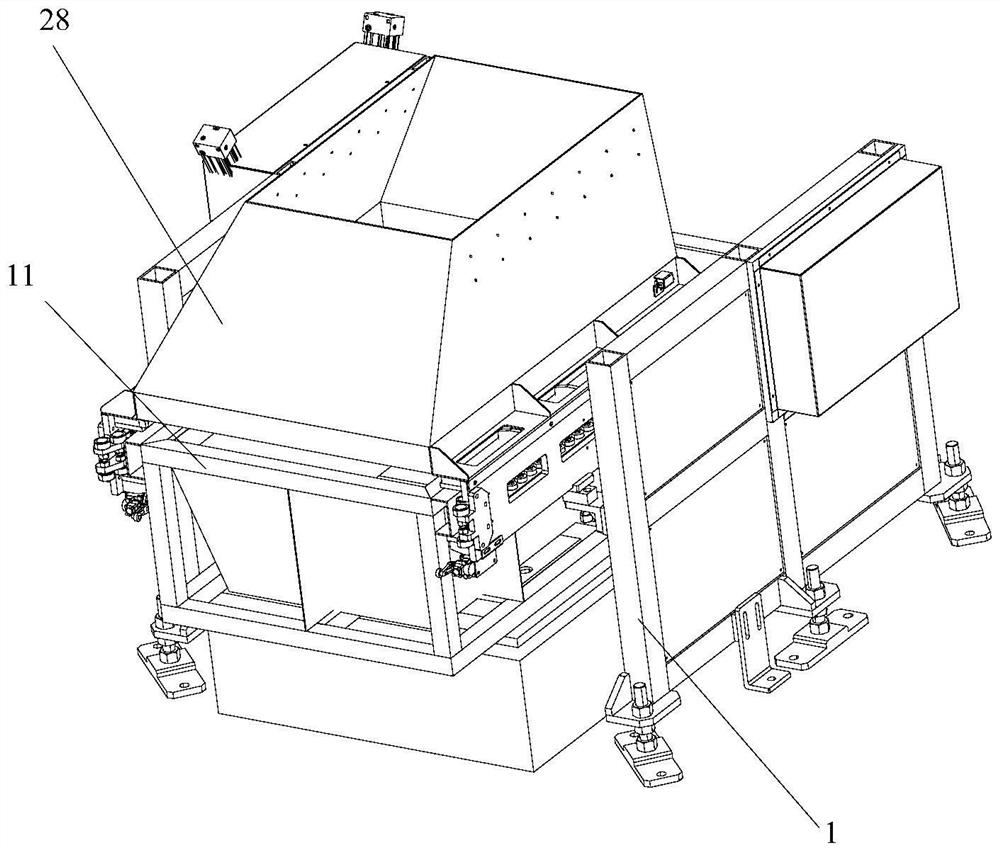 A wood board sorting bin, system and method