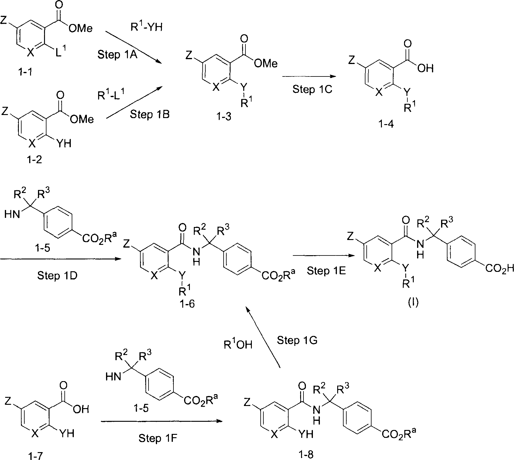 Ortho substituted aryl or heteroaryl amide compounds