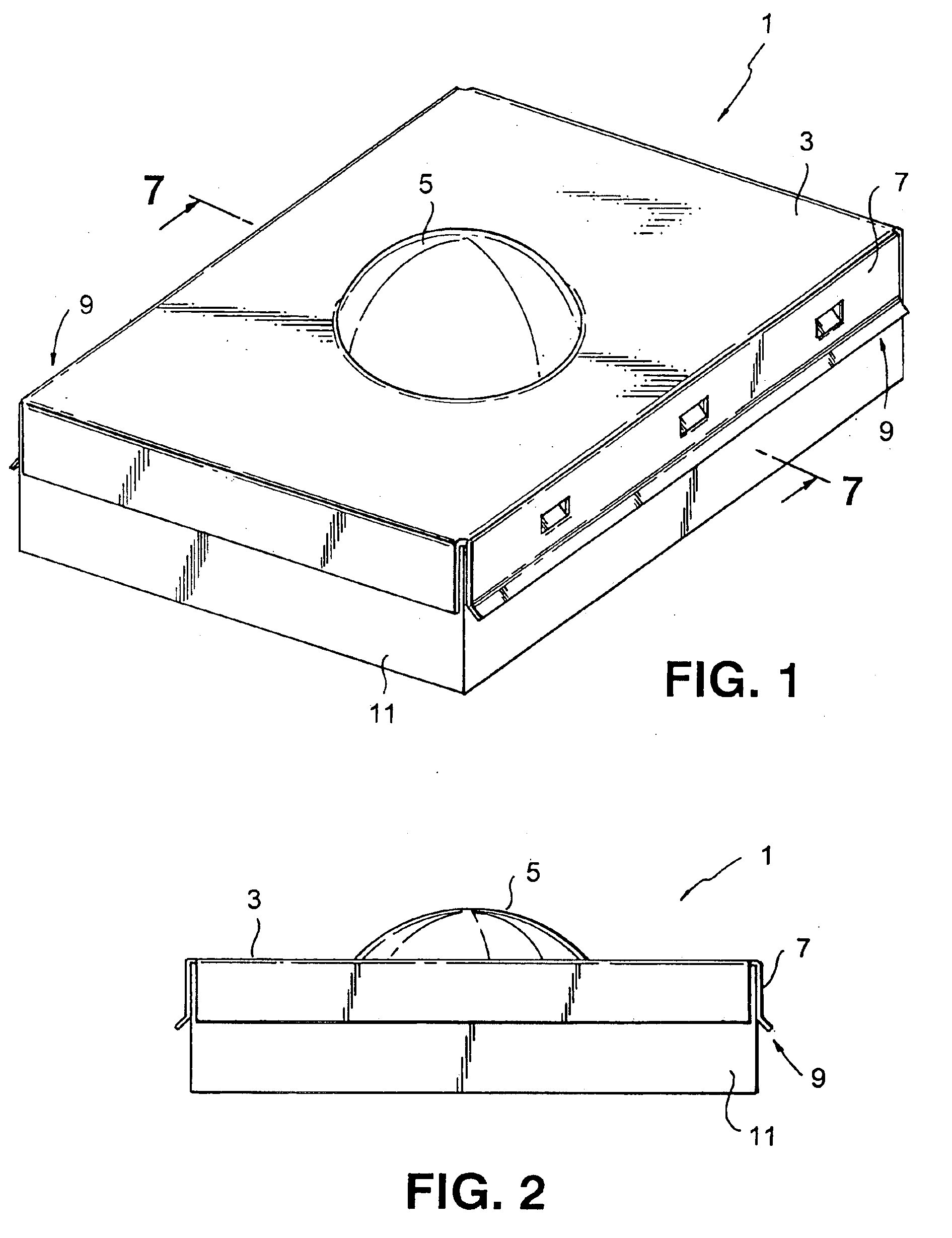 Two-piece electrical RF shield and method of manufacturing the same