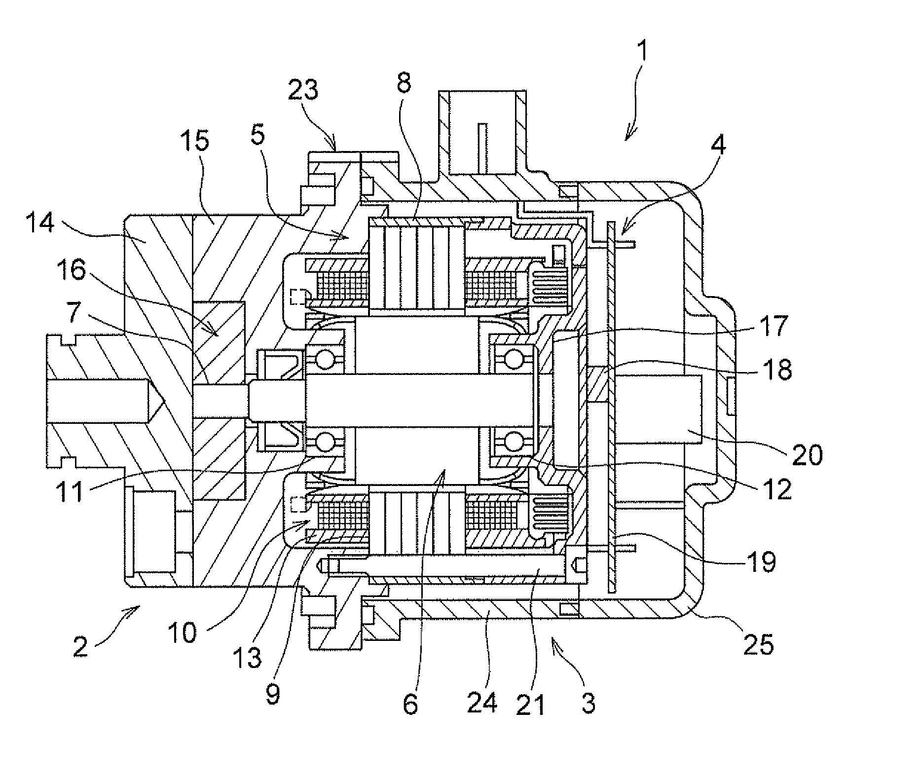 Electric motor and electric unit including the same