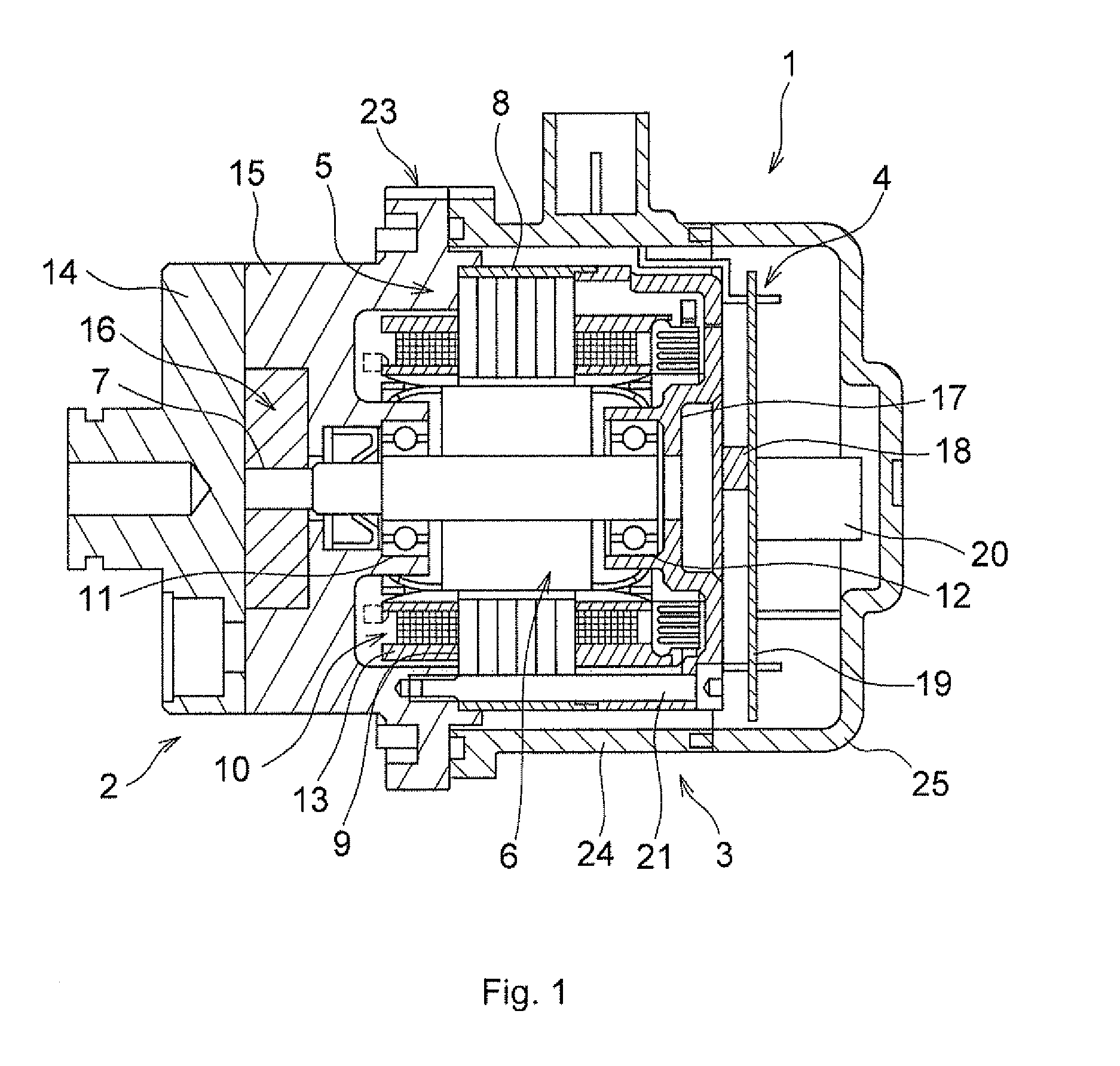 Electric motor and electric unit including the same