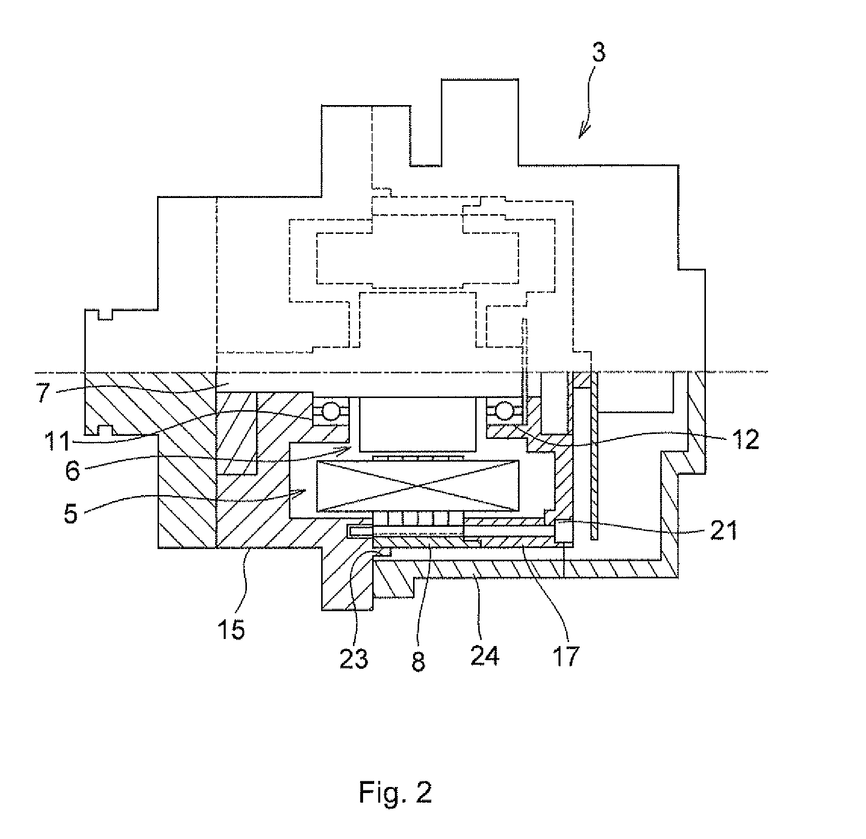 Electric motor and electric unit including the same
