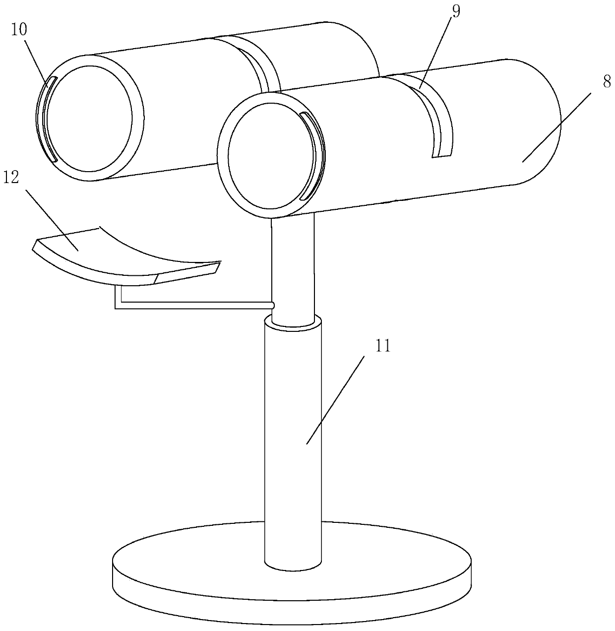 Ciliary muscle intraocular pressure focus correction method and device