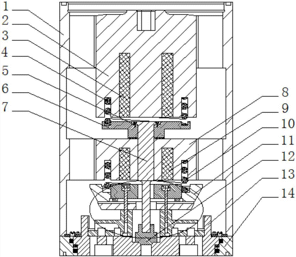 Coaxial gas injection valve with floating valve seat and with adjustable circulation section area