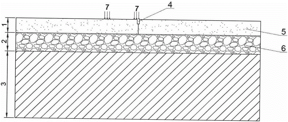 Method for determining cement pavement calking deformation indexes based on statics analysis