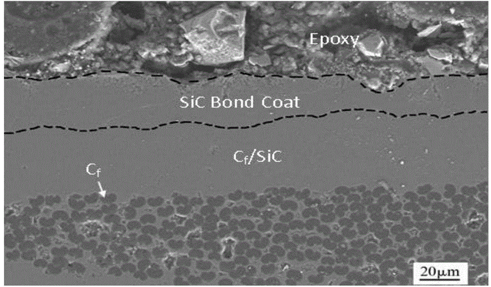 Self-healing environmental barrier coating on member surface and preparation method thereof