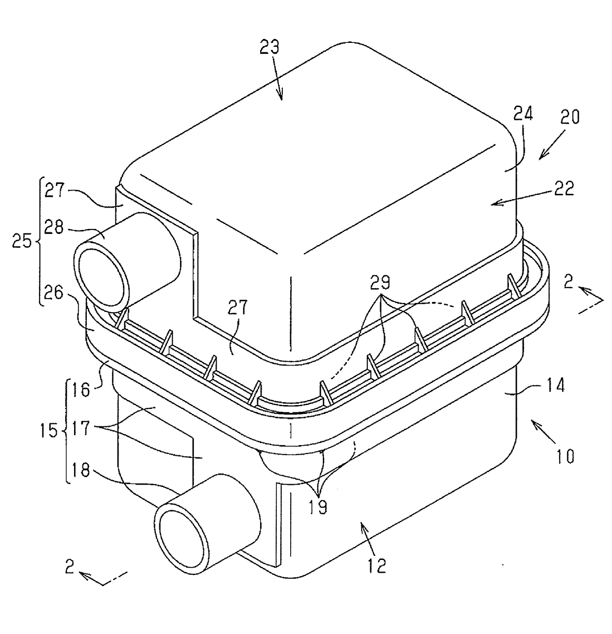 Air cleaner for internal combustion engine