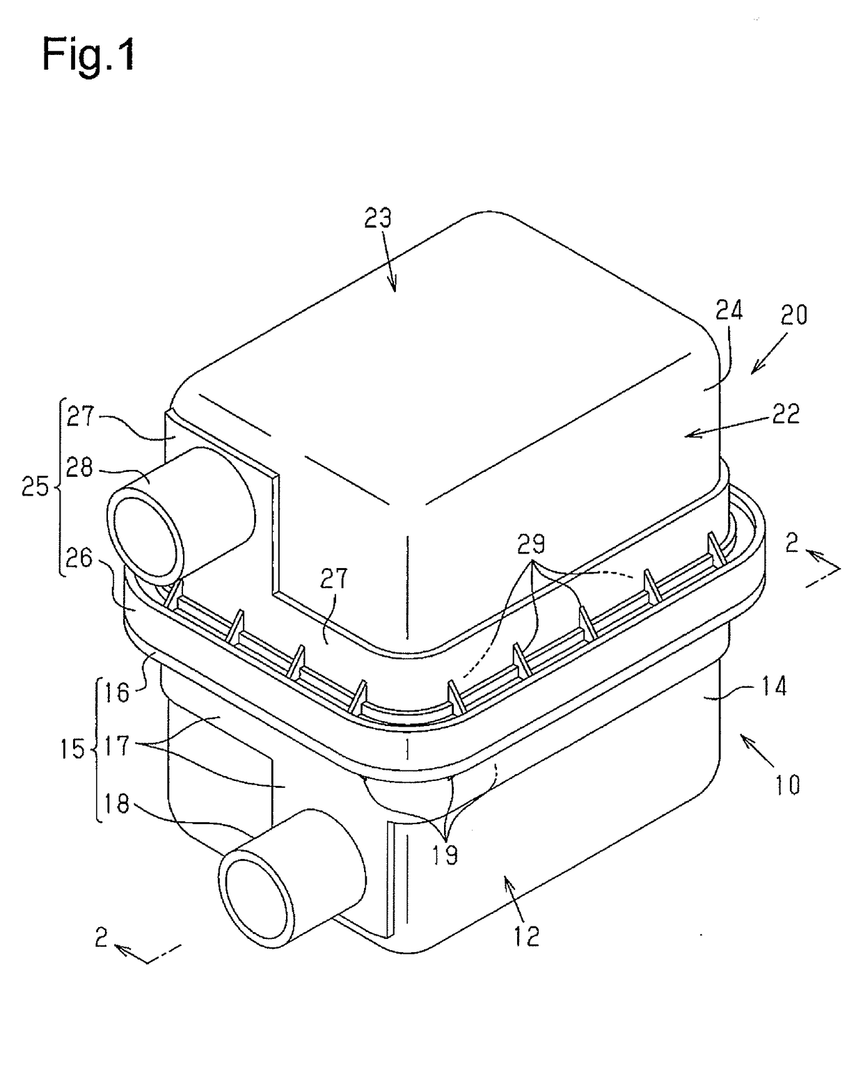 Air cleaner for internal combustion engine