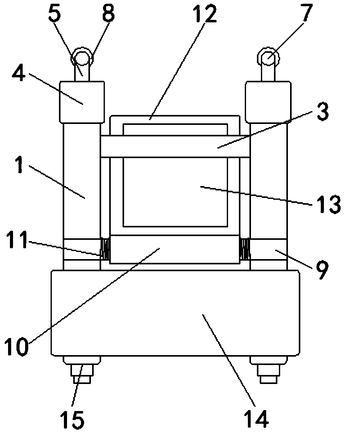 A kind of assisting device for medical wounded with good shock absorption effect