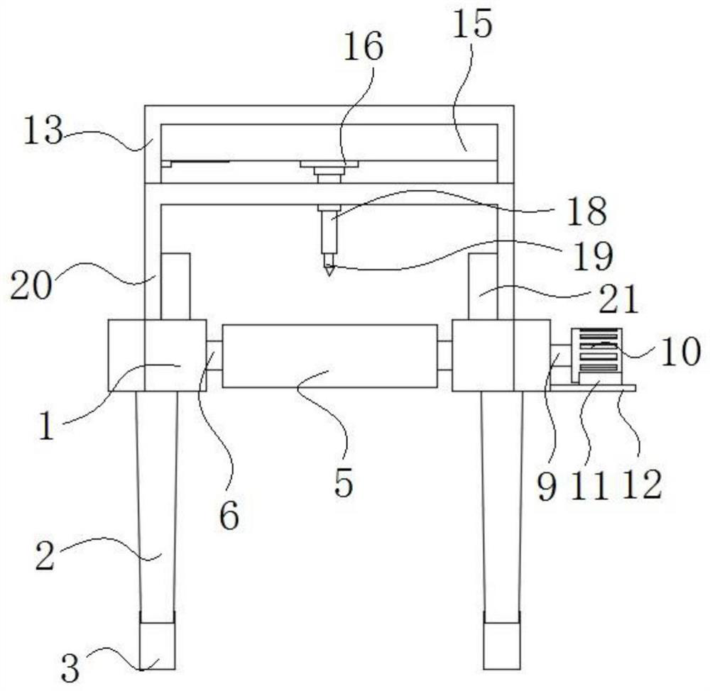 Sports shoe line drawing jig equipment