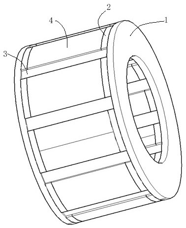 Permanent magnet motor rotor with radial and axial magnetism gathering characteristics