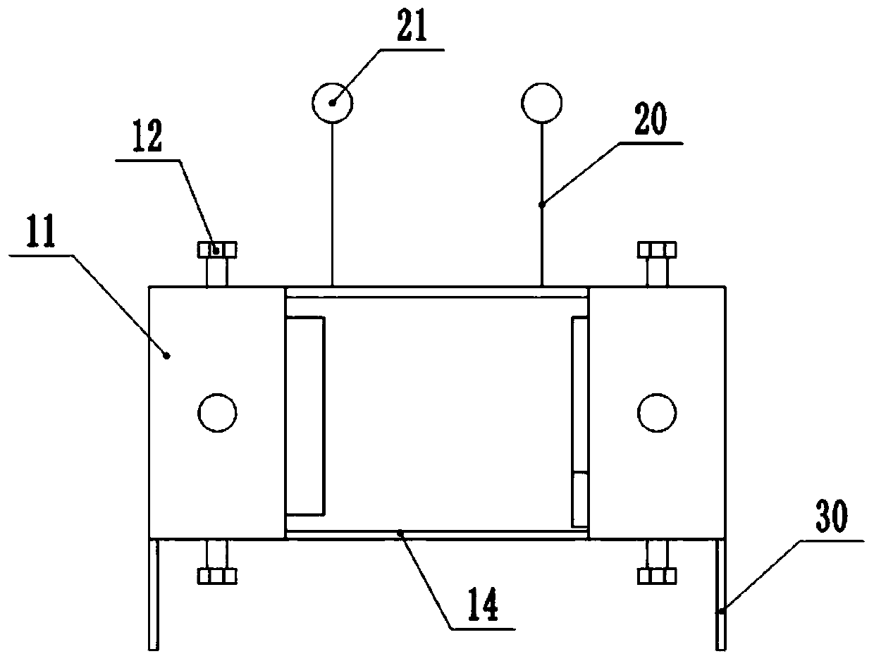 External unmanned aerial vehicle radial radiation detection system and measurement method thereof