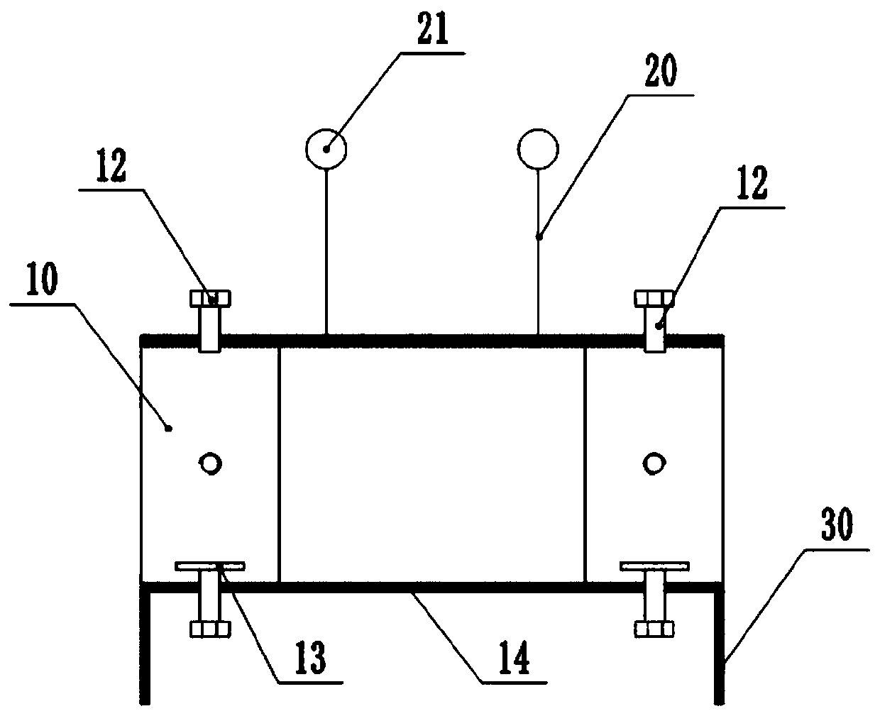 External unmanned aerial vehicle radial radiation detection system and measurement method thereof