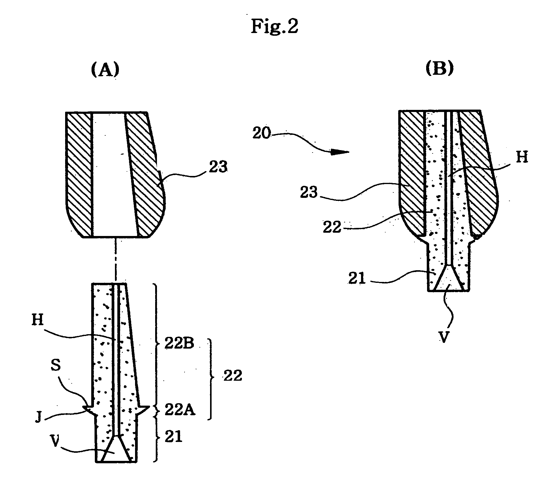 Locking-taper abutment for dental implants