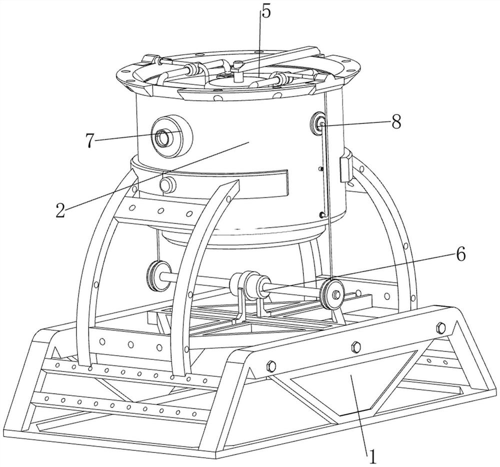 Chemical fiber filament residual waste recycling equipment