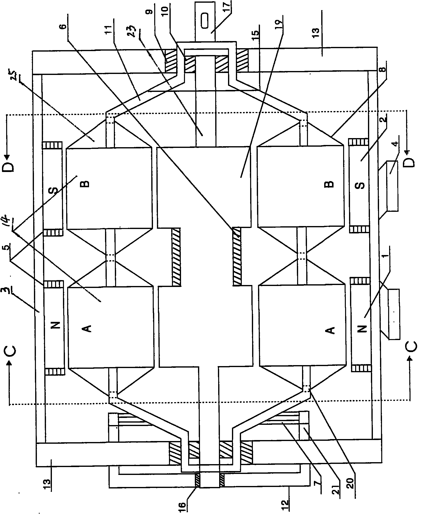 Novel direct-current motor