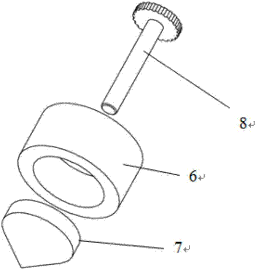 Adjustable reflection type ultrasonic shot peening strengthening device for surface of inner hole