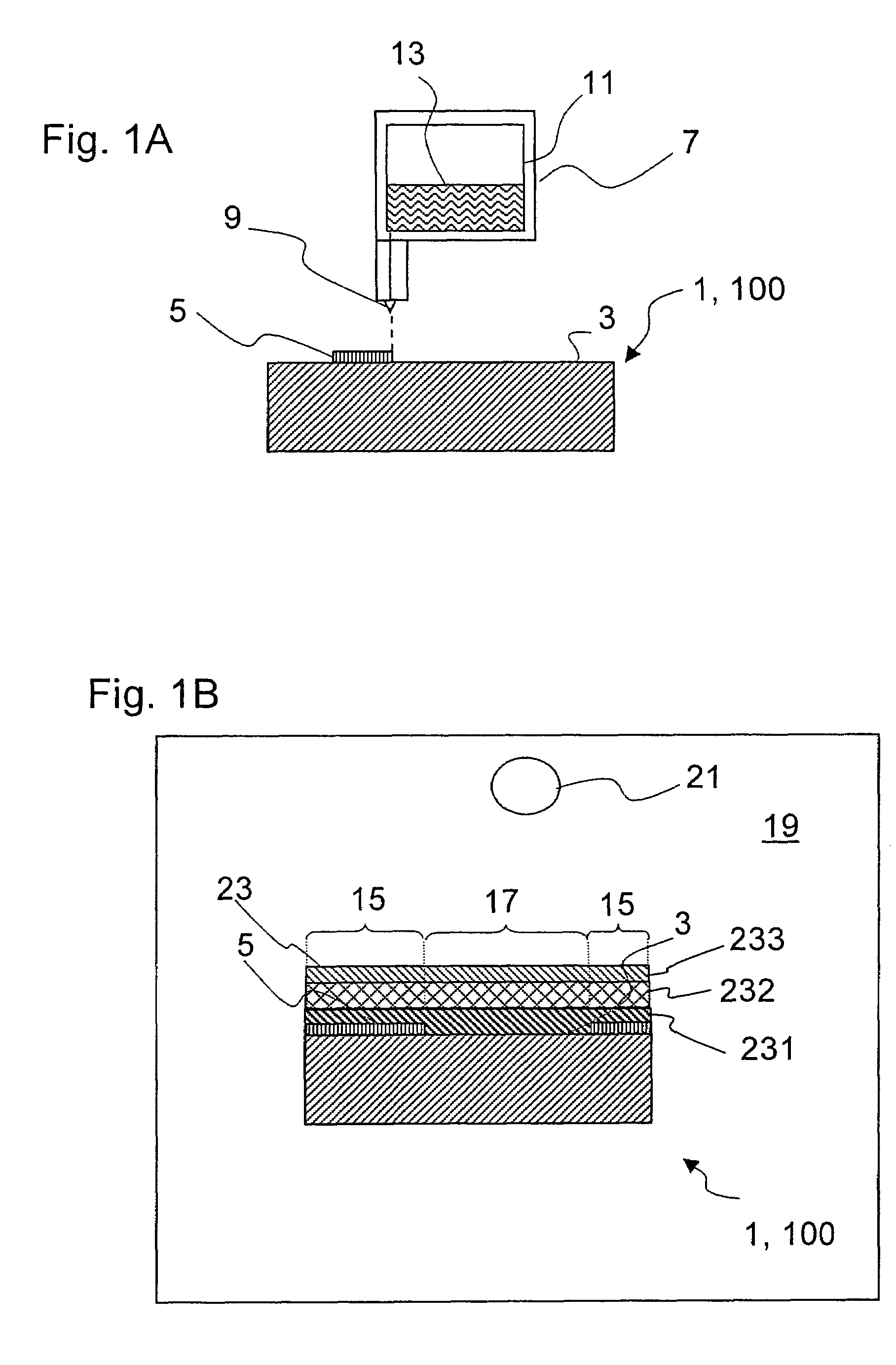 Process for producing patterned optical filter layers on substrates