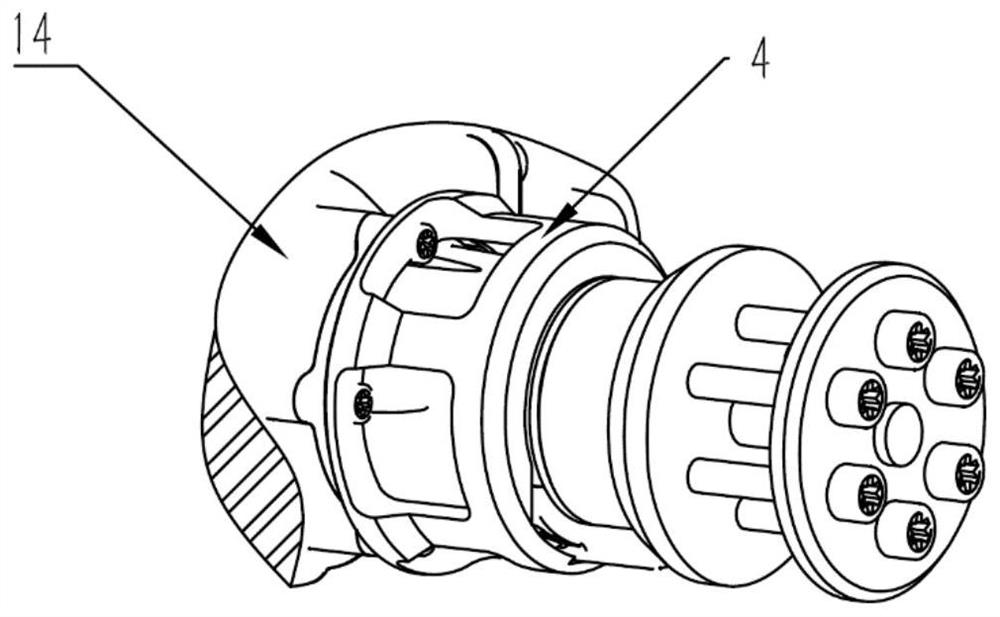 Direct drive type inner rotor starting generator system of aero-engine