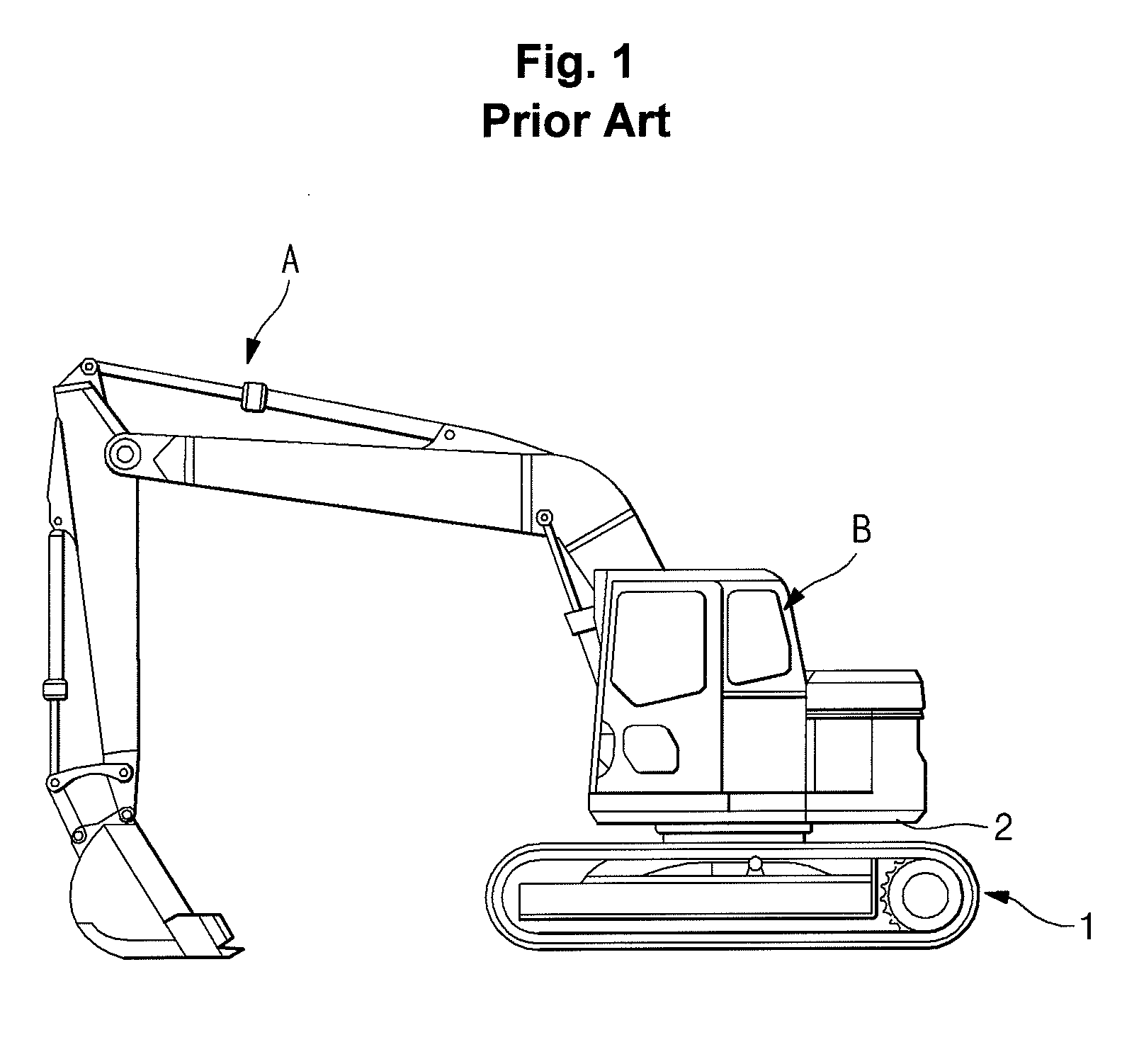 Apparatus for fixing hydraulic pipes for zero tail swing excavator