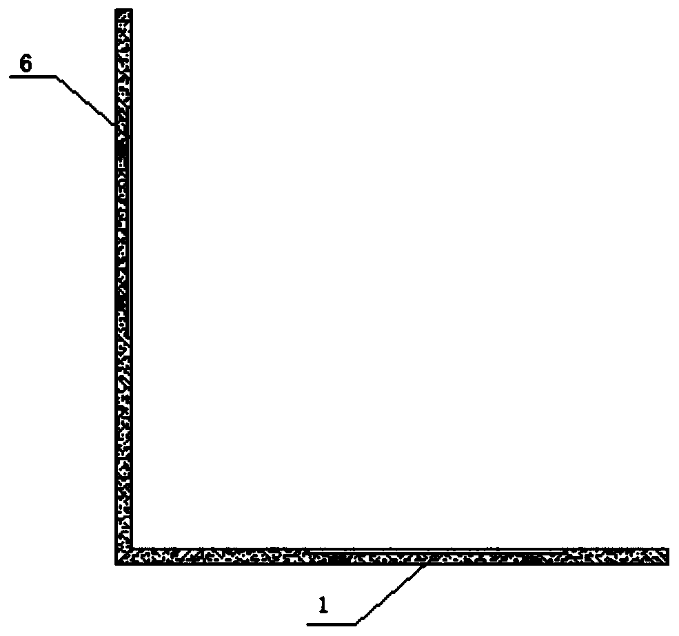 Assembly welding type steel bar formwork integrated L-shaped component and production method thereof