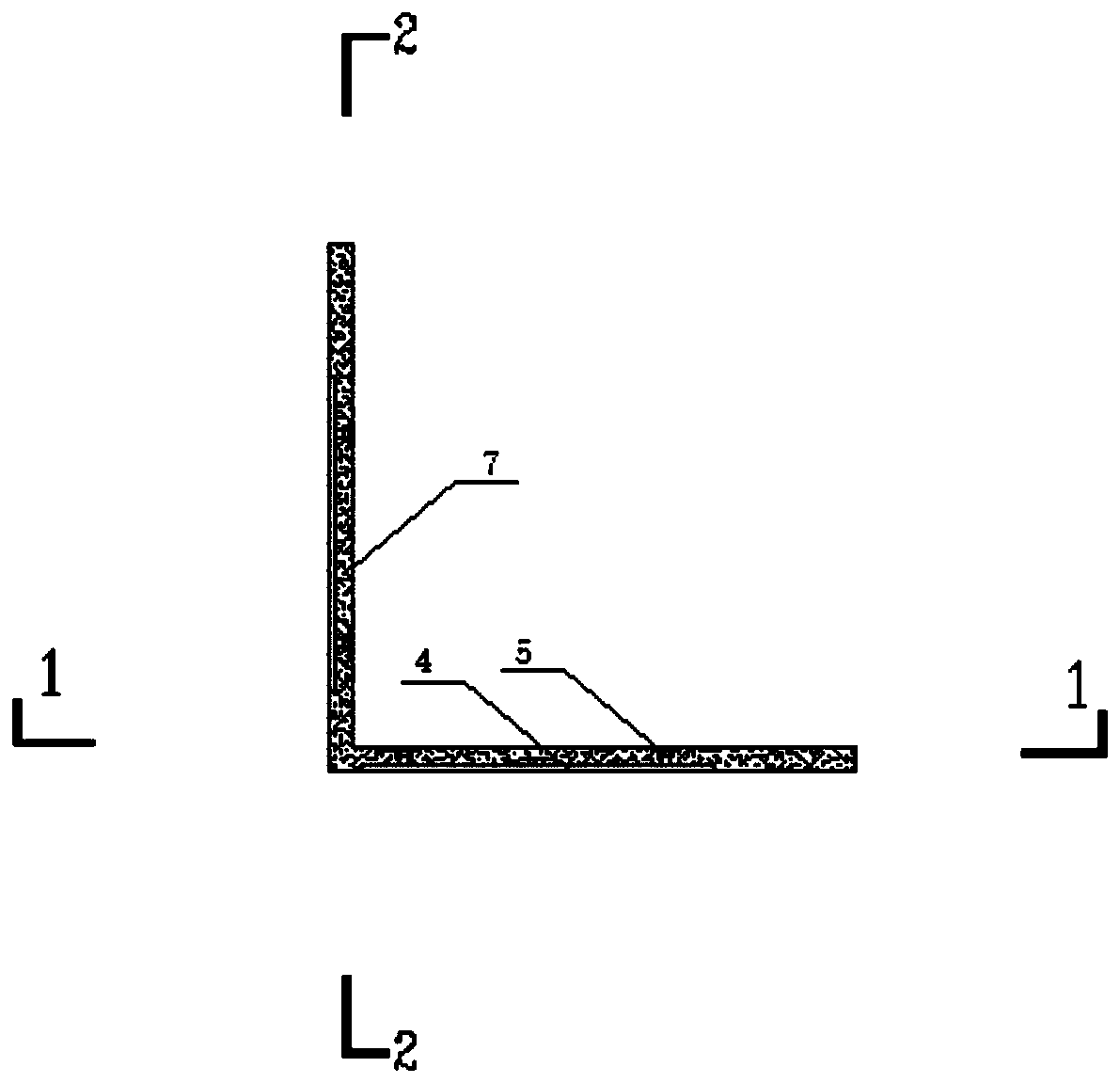 Assembly welding type steel bar formwork integrated L-shaped component and production method thereof