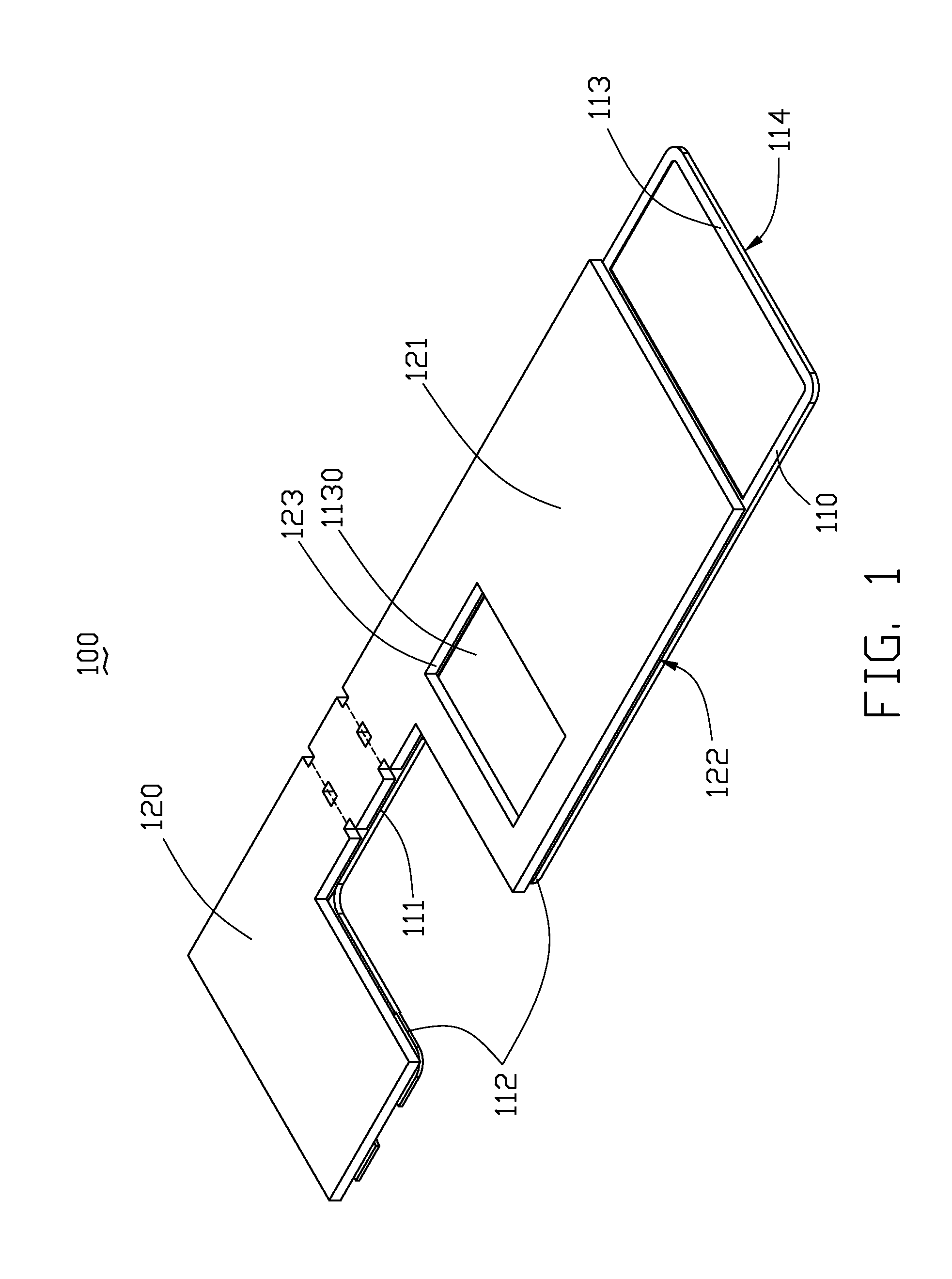 Flexible sheet with electrical connecting locations engaging through holes in a rigid substrate