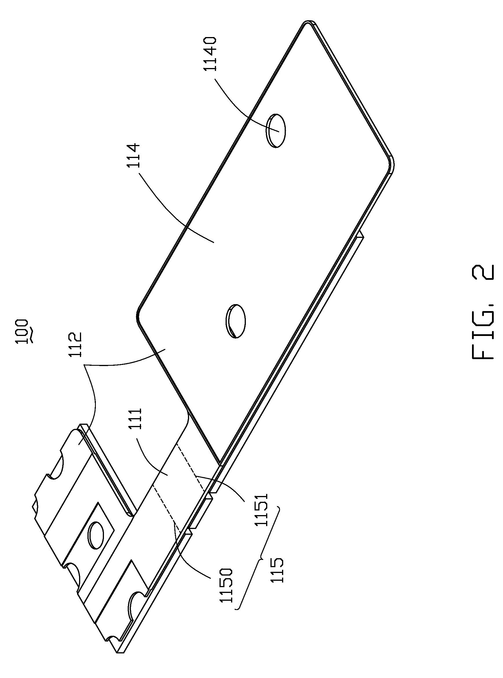 Flexible sheet with electrical connecting locations engaging through holes in a rigid substrate