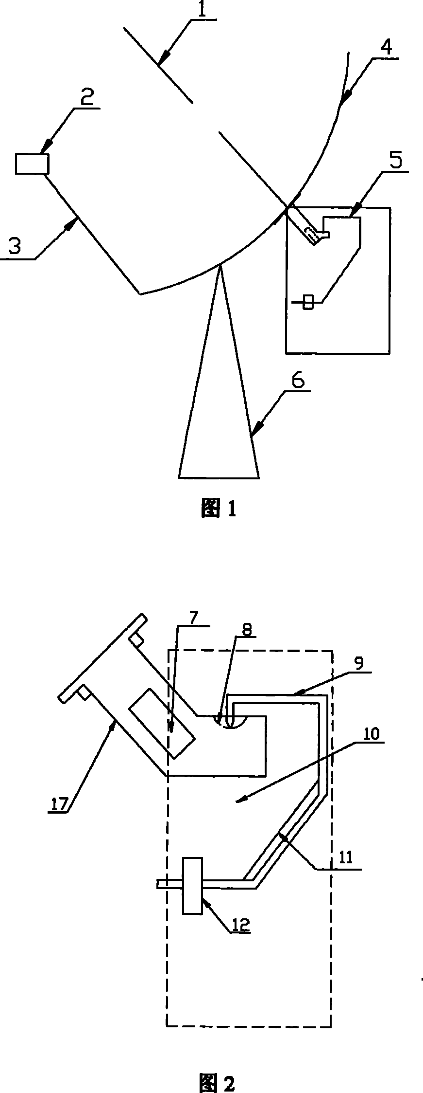 Photoelectric star-seeking auxiliary device