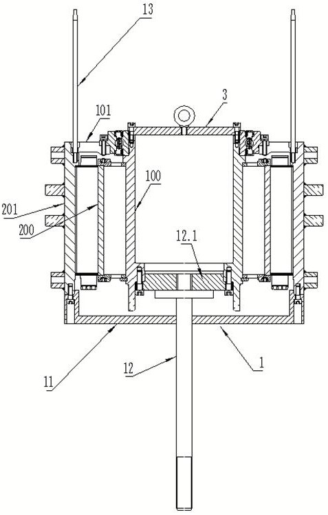 Hollow Shaft Permanent Magnet Traction Motor Stator and Rotor Assembly Method and Device