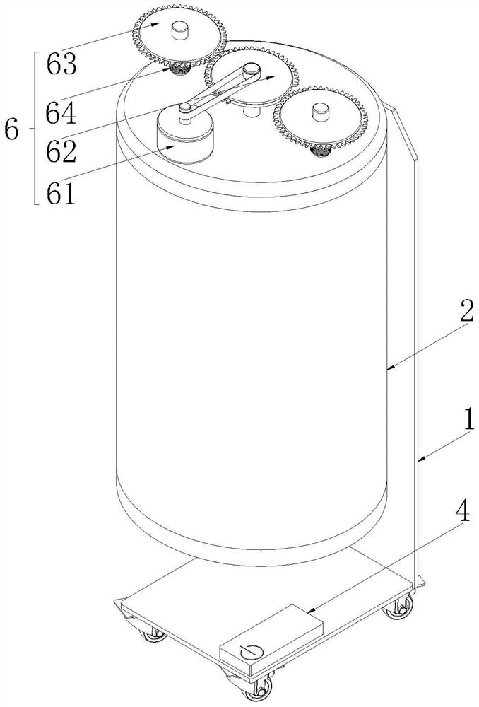 Dynamic rubber product mixing device for artificial intelligence equipment